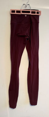 Lululemon Align High-Rise Pant 28 Burgundy Plum‎ Nulu Yoga Leggings Size 2 Photo 0