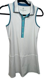 Tuckernuck TNUCK SPORT Lisbon‎ Piped Sterling Tennis Dress NWT Size X Small Golf Pickleball Photo 0
