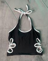 Y2K Crop Top Black Photo 0