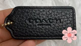 2" COACH Fob Bag Charm Hang tag Hangtag Photo 0