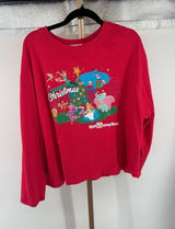 Disney Parks Disney World Do Not Open Until Christmas Characters Shirt 1X Red Photo 0