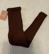 🆕 NWT Naked Wardrobe Baby Mama | Maternity Leggings | Chocolate Photo 0