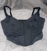 grey corset top Photo 0