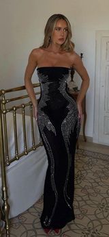 Outcast black long dress Photo 0
