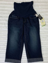 Motherhood Maternity NWT Oh Baby! by‎ Jean Crop Photo 0