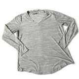 Ariat Women Grey AriatTek Heat Series V-Neck Long Sleeve Performance Top XL Photo 0
