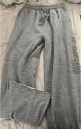 PINK Gray Sweatpants Photo 0