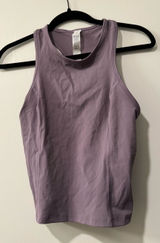NWT LULULEMON - Nulux Racerback Cropped Run Tank Purple Ash - $68 - 8 Photo 0