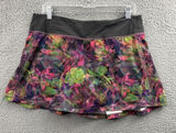 Lululemon‎ Pace Rival Mid Rise Skirt Skort Vivid Floral Tennis Athletic Women 10 Photo 0