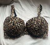 Victoria’s Secret PINK leopard print bra size 36DD Photo 0
