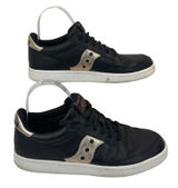 Saucony Jazz Court Women's Sz 9.5 Black Rose Gold Leather‎ Retro Low Sneaker Photo 0