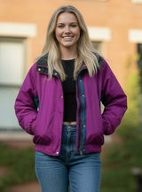 Vintage Columbia Windbreaker Jacket Medium Gorpcore 90s Bugaboo‎ Full Zip Purple Photo 0