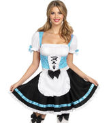 Spooktacular Creations Women Oktoberfest Costume Dirndl Dress German Girl SMALL Photo 0