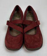 Dansko Red Suede Leather Mary Jane Comfort Shoes EU 37 US 6.5-7 Photo 0