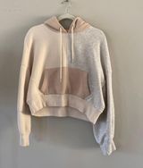 abercrombie color block crop hoodie Photo 0