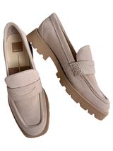 Like New Dolce Vita Leather Elias Dune Loafers Size 10 Photo 0