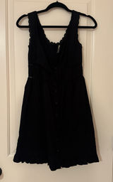 Brandy Melville, black dress lace detail Photo 0