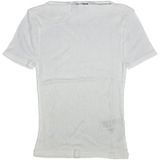 J. Crew Fine-rib fitted boatneck T-shirt White XXS Photo 0