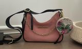 Juicy couture handbag women’s taffy chains in love pink crossbody bag nylon coin Photo 0