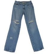 Vintage Polo Ralph Lauren Saturday Jeans Women's 6x32 Distressed Denim Ripped‎ Photo 0