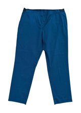 Uniqlo Smart Style Ankle Pants Women XL Teal Blue Excellent Stretch Tapered Photo 0