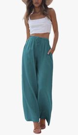 Blue linen pants  Photo 0