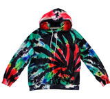 Efan‎ Hoodie Large Tie Dye Oversized Streetwear Festival Y2K Athleisure Photo 0