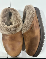 Skechers BOBS Keepsakes Ice Angel Slippers Brown Faux Fur Memory Foam Womens 8.5 Photo 0