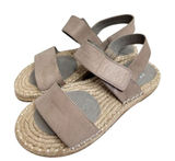 Eileen Fisher Sandals‎ Size 6 Gray Slingback Espadrille Open Toe Shoes Photo 0