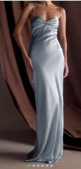 Meshki Lilly Sweetheart Maxi Dress in Frosted Blue Photo 0