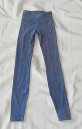 Lululemon Blue Tie Dye Crossover Waist Leggings Size 2 Photo 0