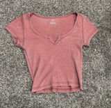 Pink Aerie Top Ribbed Photo 0