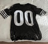 Jersey Sequin Dress Photo 0