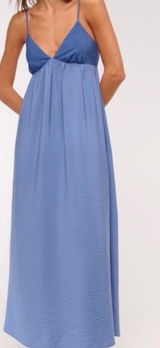 Abercrombie & fitch blue maxi dress size xs Photo 0