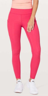 Lululemon Speed Up Tight 28" Full-On Luxtreme Fuchsia Pink Leggings Size 4 Photo 0