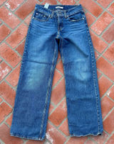 Levi’s Wide Leg Low Rise Jeans Size 27 Photo 0