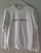 New York City Sweatshirt - White Size M Photo 0