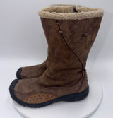 Keen Stockholm Brown Leather Faux Shearling Lined Winter Boots Womens Size 6.5 Photo 0