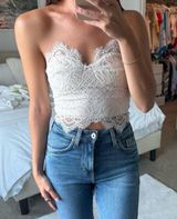 Revolve superdown Top White Crop Photo 0
