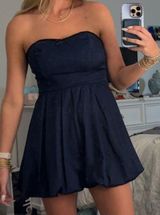 Altar'd State Navy Mini Dress Photo 0