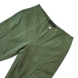 Aeropostale Womens Low Rise Flare Utility Cargo Pants Olive Green Size S Photo 0