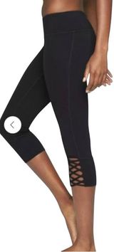 Athleta Mind Over Mat Criss Cross Capri Length Leggings Size Small 722063 Photo 0
