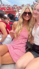 Red and white dress small Photo 0