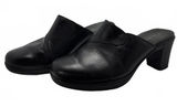 Clarks Black Leather Mule Clogs Slip On Comfort Shoes Women’s Photo 0