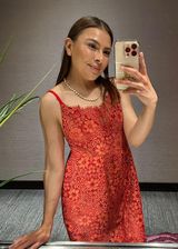For Love & Lemons Red Dress Photo 0