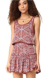 MISA Los Angeles Calista Sleeveless Mini Dress Women Red XS Photo 0