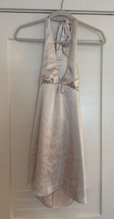Small Silk Halter Backless Princess Polly Dress Photo 0