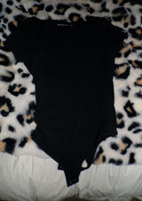 abercrombie and fitch square neck short sleeve bodysuit Photo 0