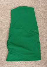 H&M Emerald Green Strapless Tube Dress Top Photo 0