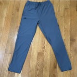 Size S New Balance Women’s Slate Blue Tapered Athletic Jogger Pants Ankle Zip Photo 0